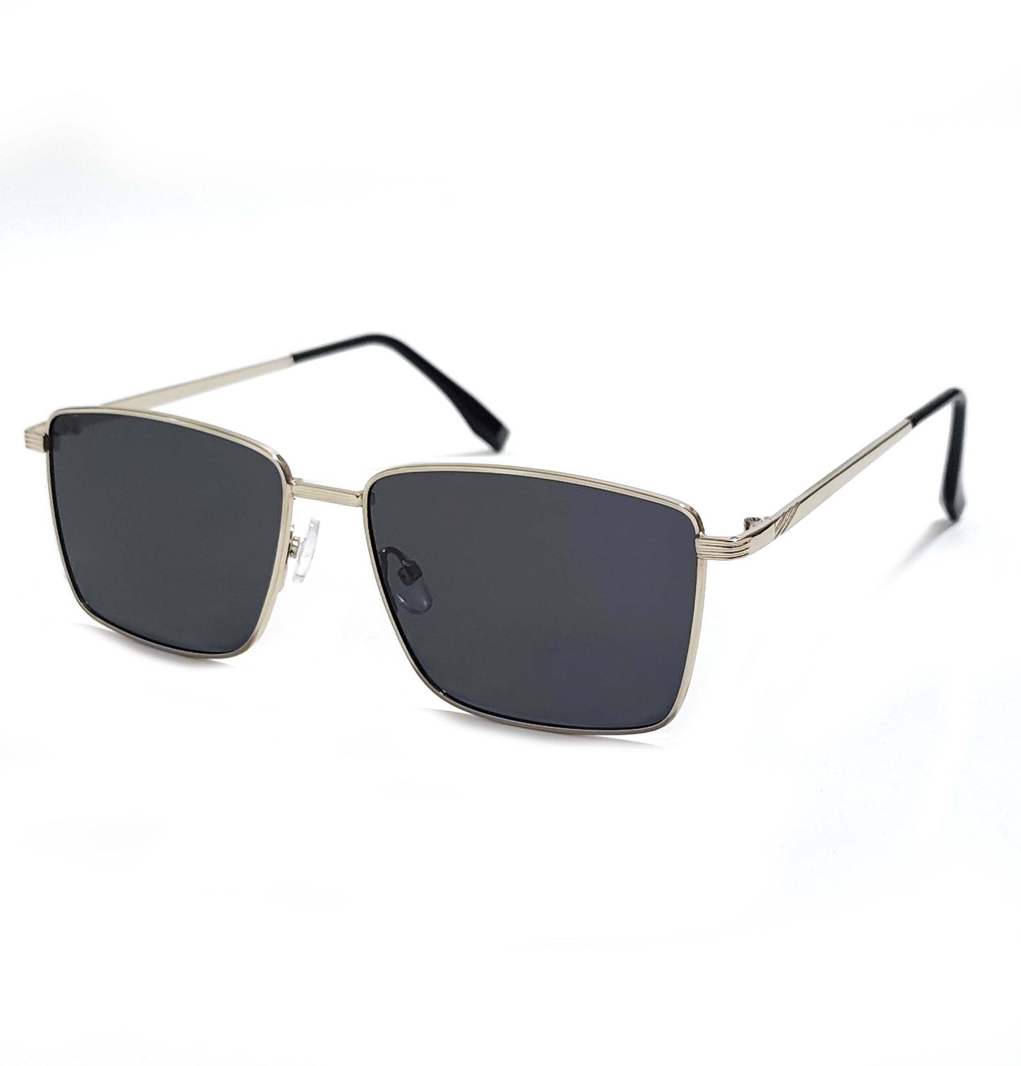 Herren modische quadratische Sonnenbrille mit UV-Schutz und ergonomischen Bügeln Brehn