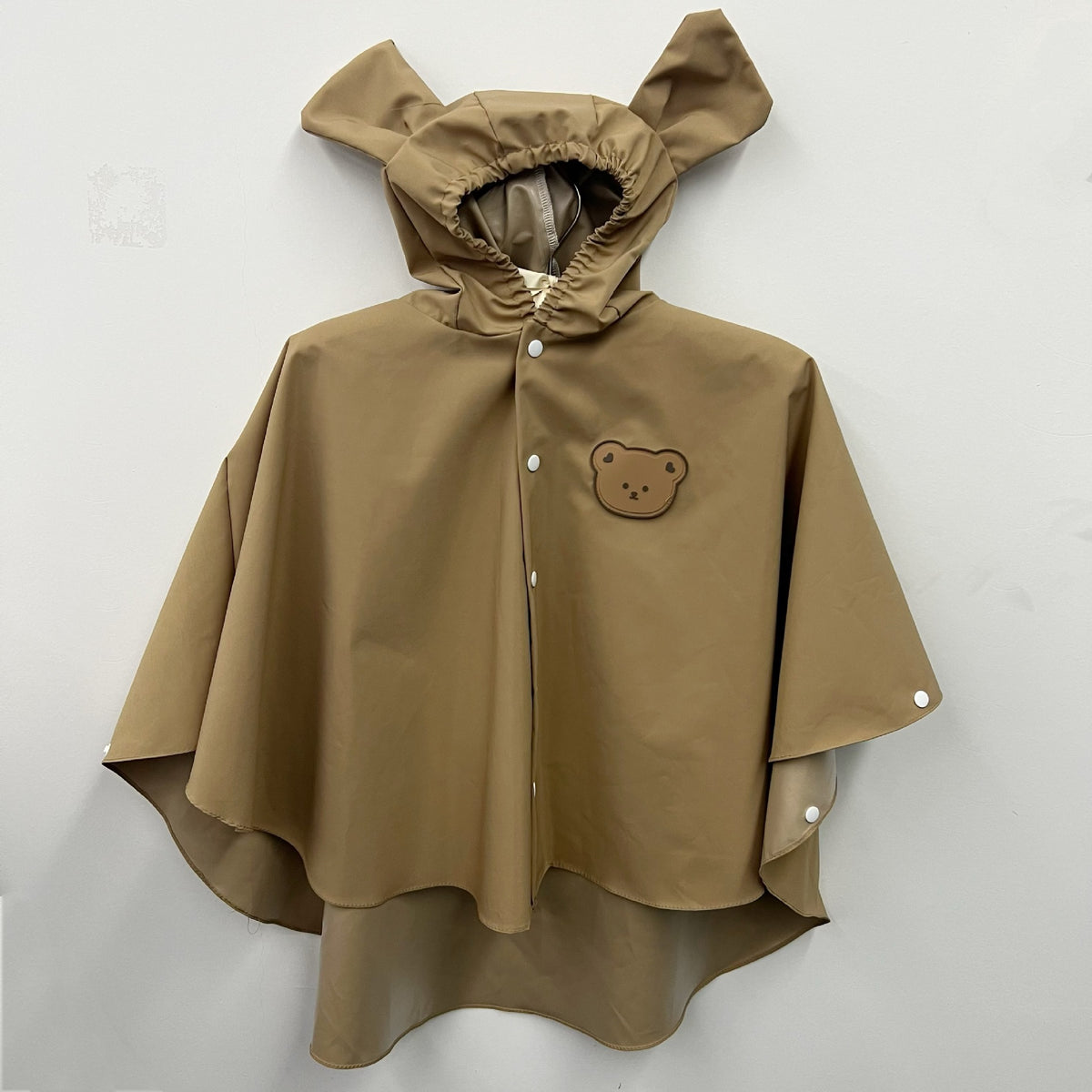 Kinder wasserfester Regenponcho mit Hasenohrenkapuze