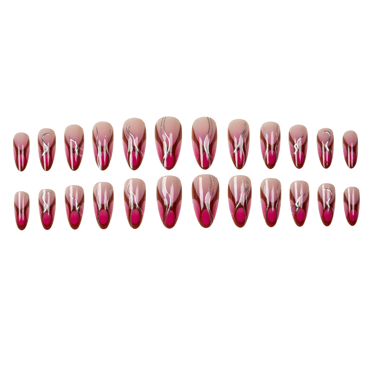 Stiletto-Nagelkunst-Design-Set