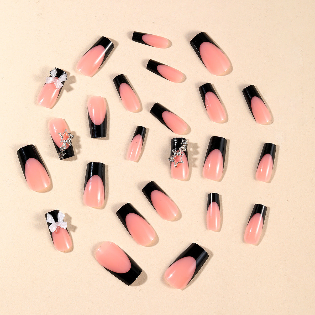 Elegante dekorative Stiletto-Nagelkunstverlängerungen Brehn