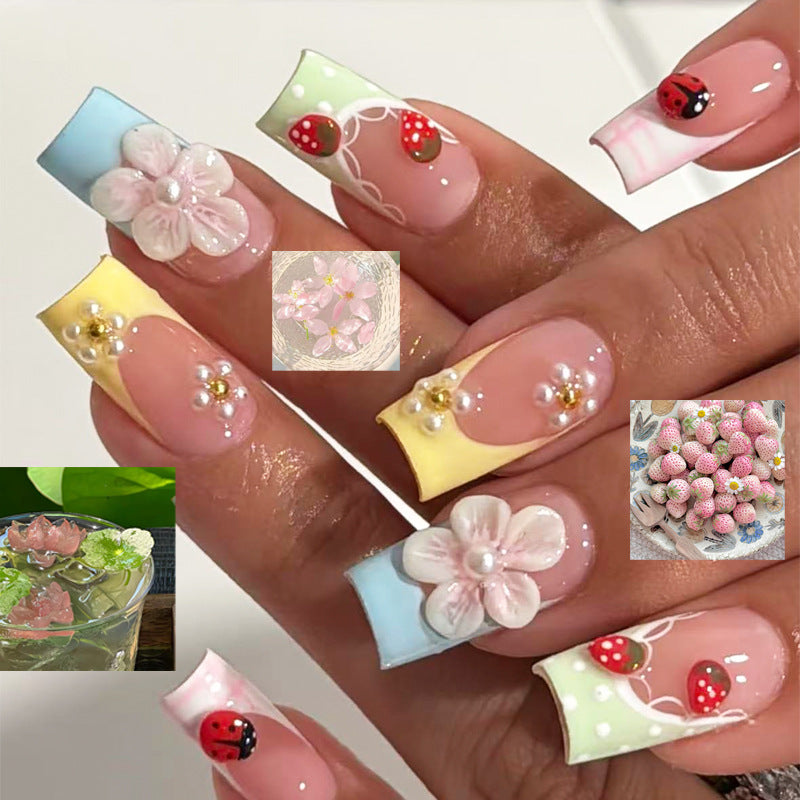 Floral Art Press-On Nageldesign Brehn