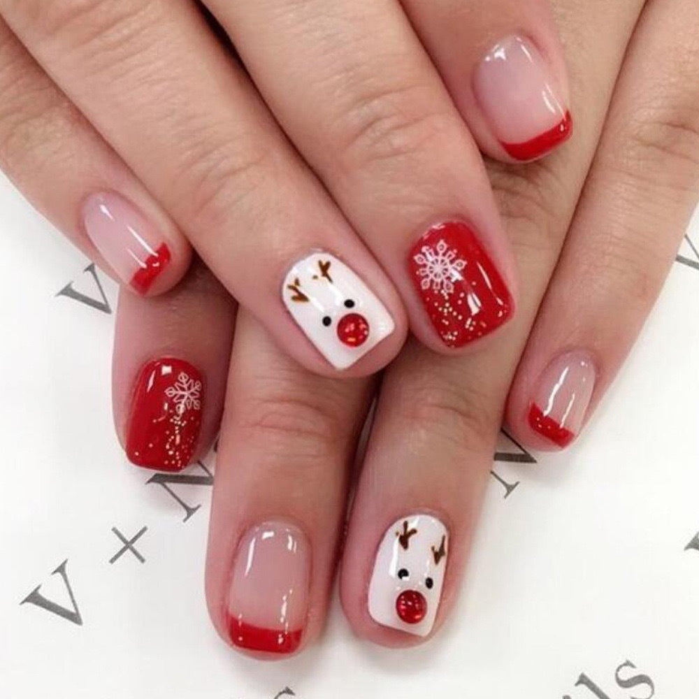 Spaß Charakter-Themen Press-On Nagelkunst Brehn