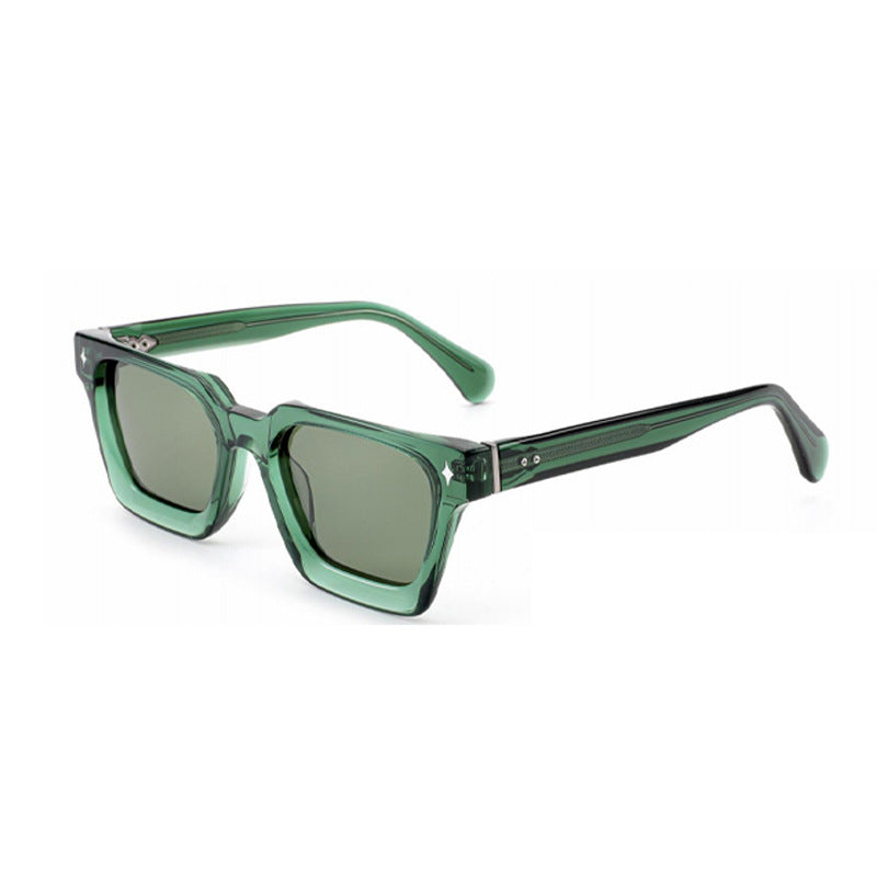 Damen Sonnenbrille im modernen Design mit breitem Rahmen und hochwertigem UV-Schutz Brehn