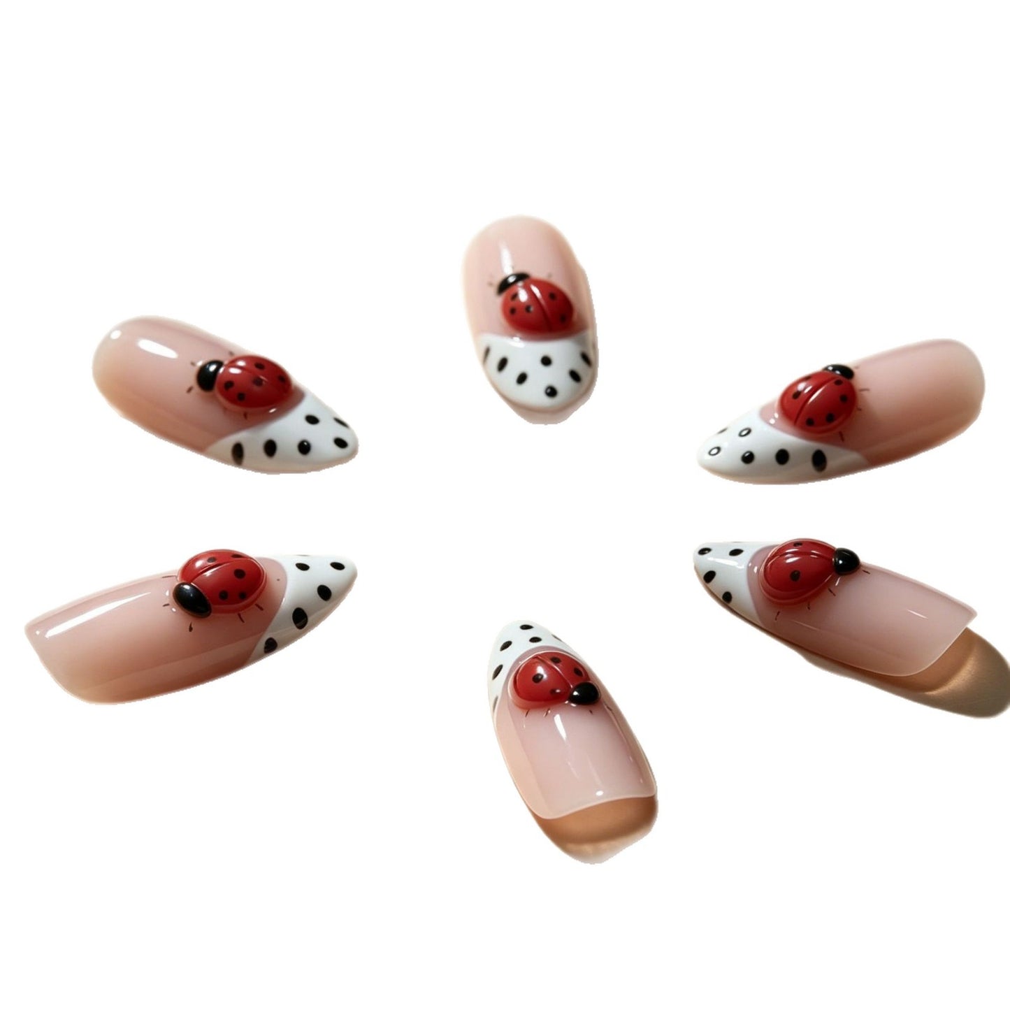 Chic Spitzige Press-On Nail Set Brehn