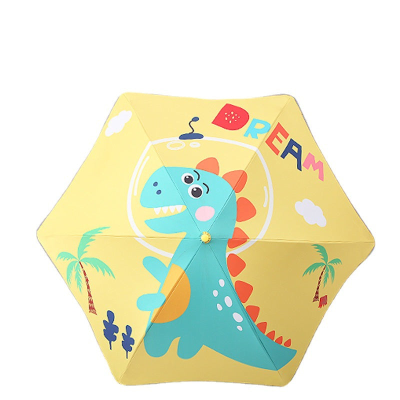 Damen Kinder-Regenschirm mit Dinosaurier-Motiv Brehn