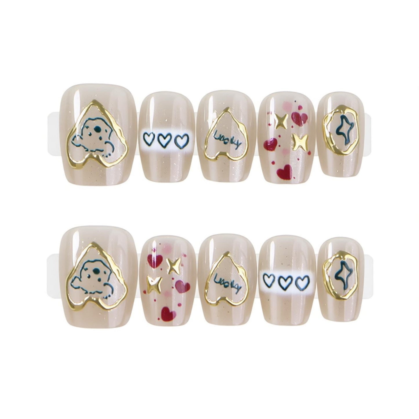 Themen Press-On Nagel Set Brehn