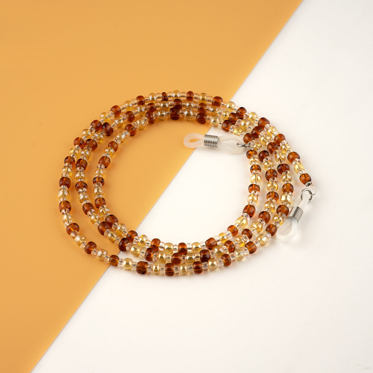 Beaded Eyewear Chain with Flexible Holders Brehn