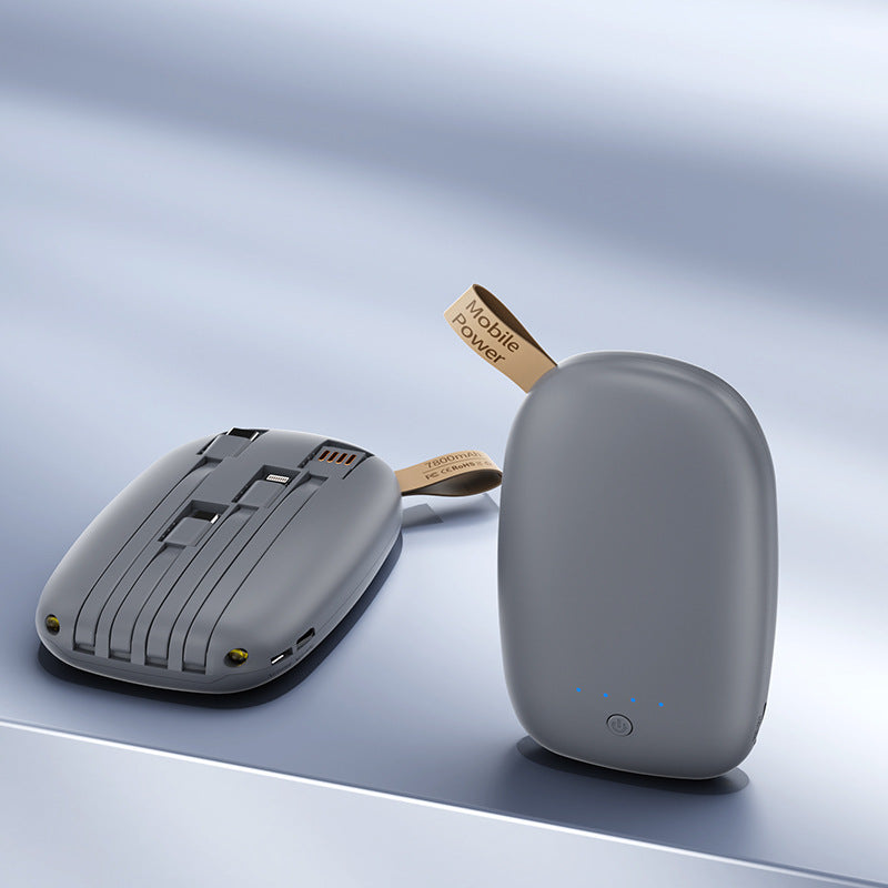 Tragbare Powerbank mit Integriertem Multifunktionsladekabel Brehn