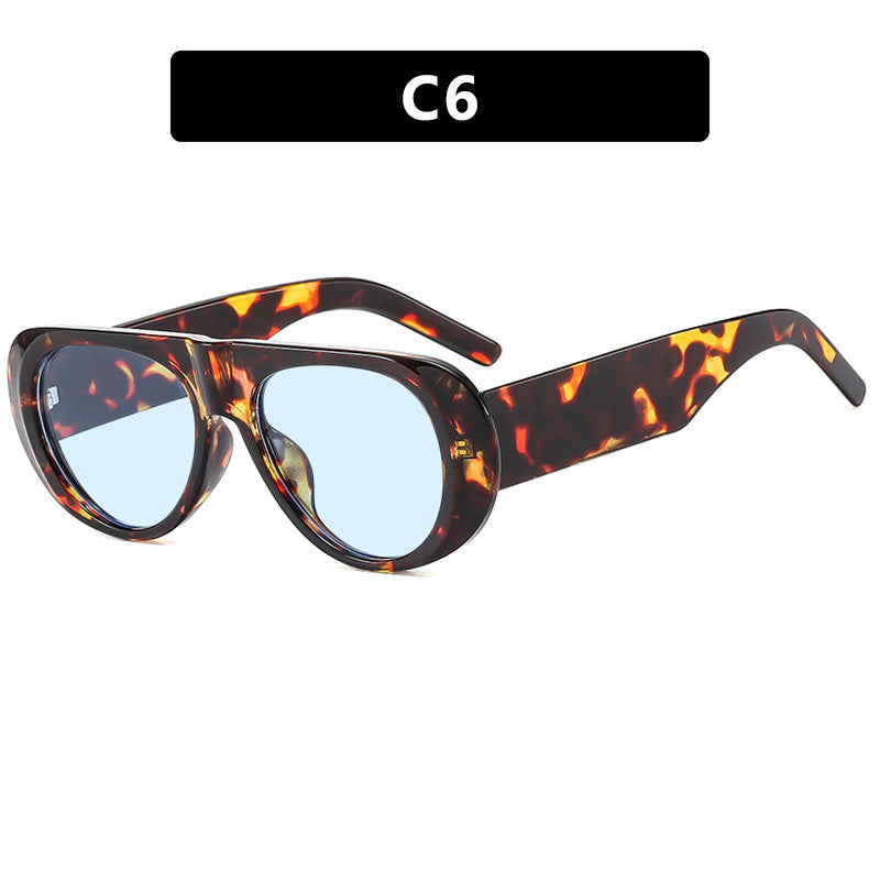 Damen zeitgenössische Sonnenbrille mit innovativem Design Brehn