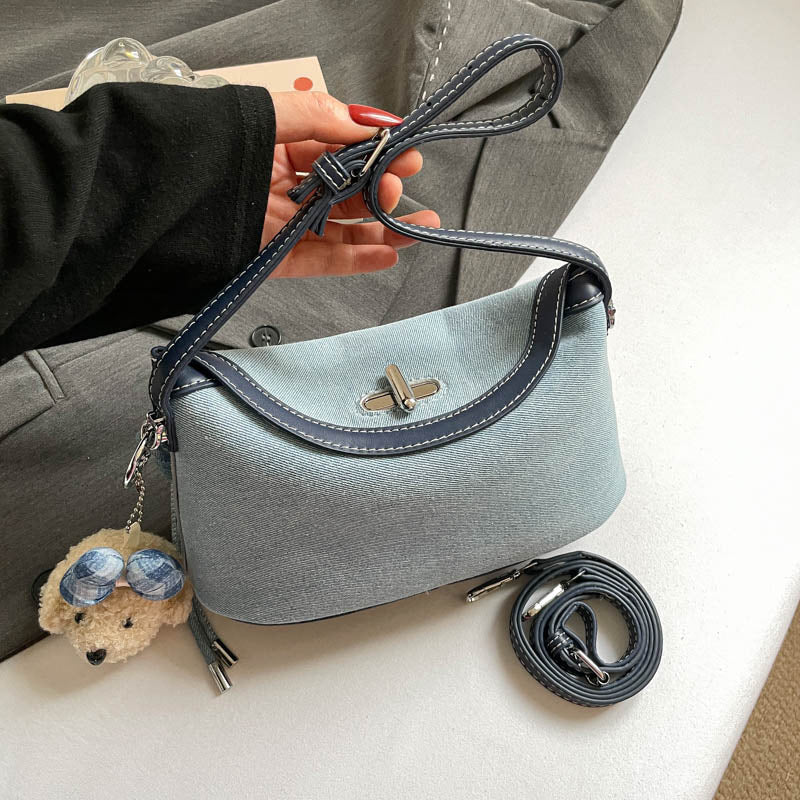Stylische weiche Stoff Umhängetasche Brehn