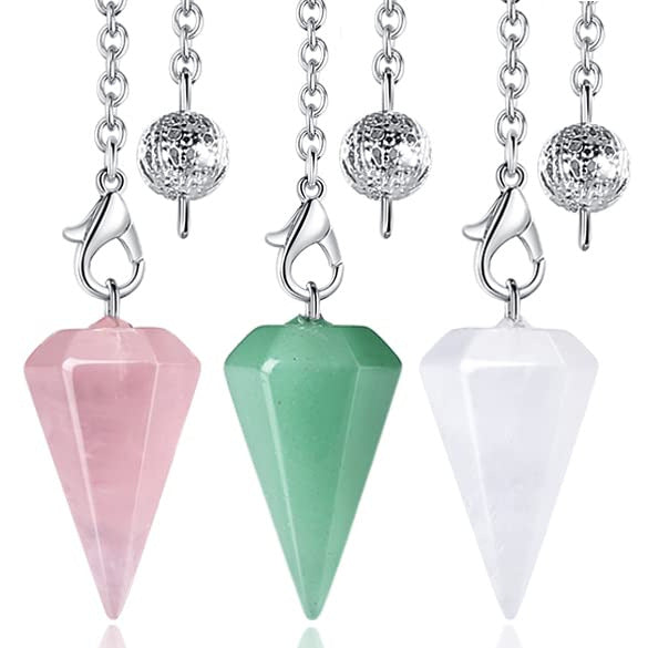 Elegante Kristall Pendel Halskette Brehn