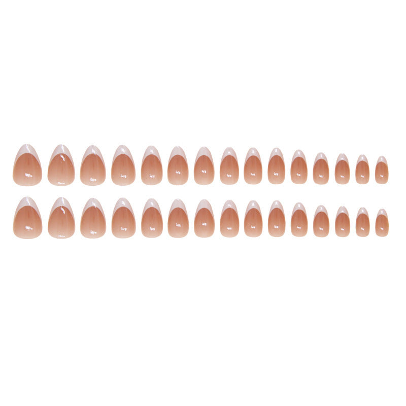 Marmoriertes Gel Press-On Nagelart Brehn