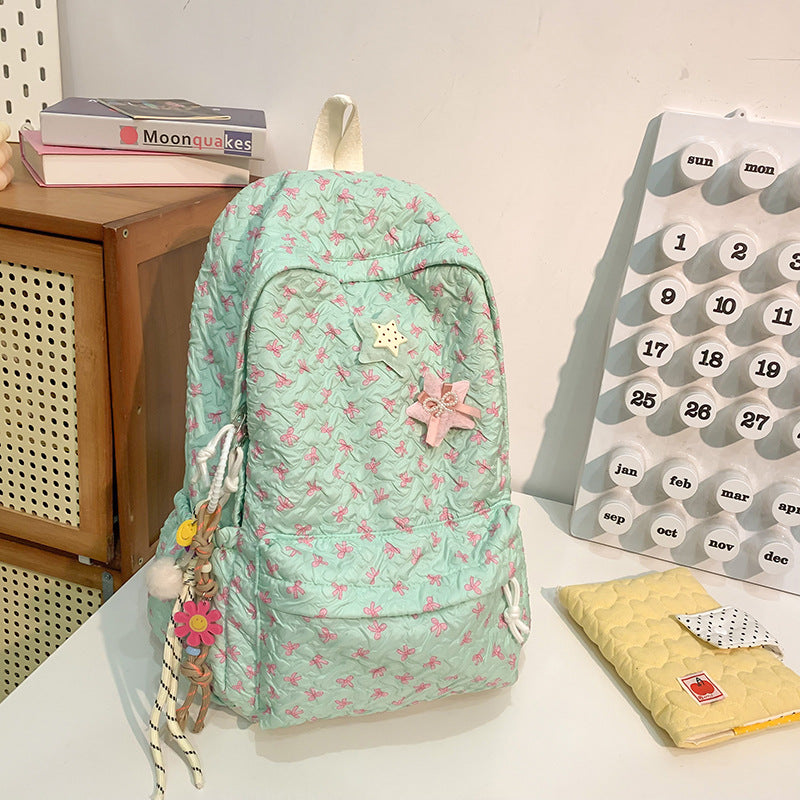 Gestepptes floral gemustertes Rucksack Brehn
