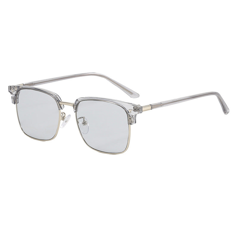 Damen elegante quadratische Brille mit leichtem Metallrahmen Brehn