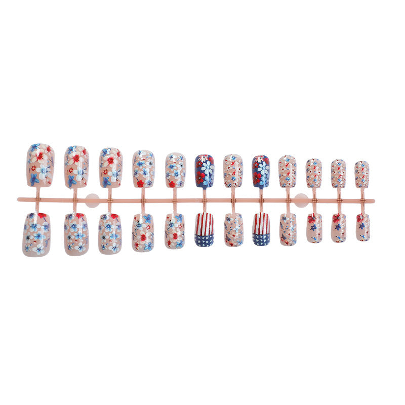 Dekoratives Floral Press-On Nagelkunstset Brehn 1788496018