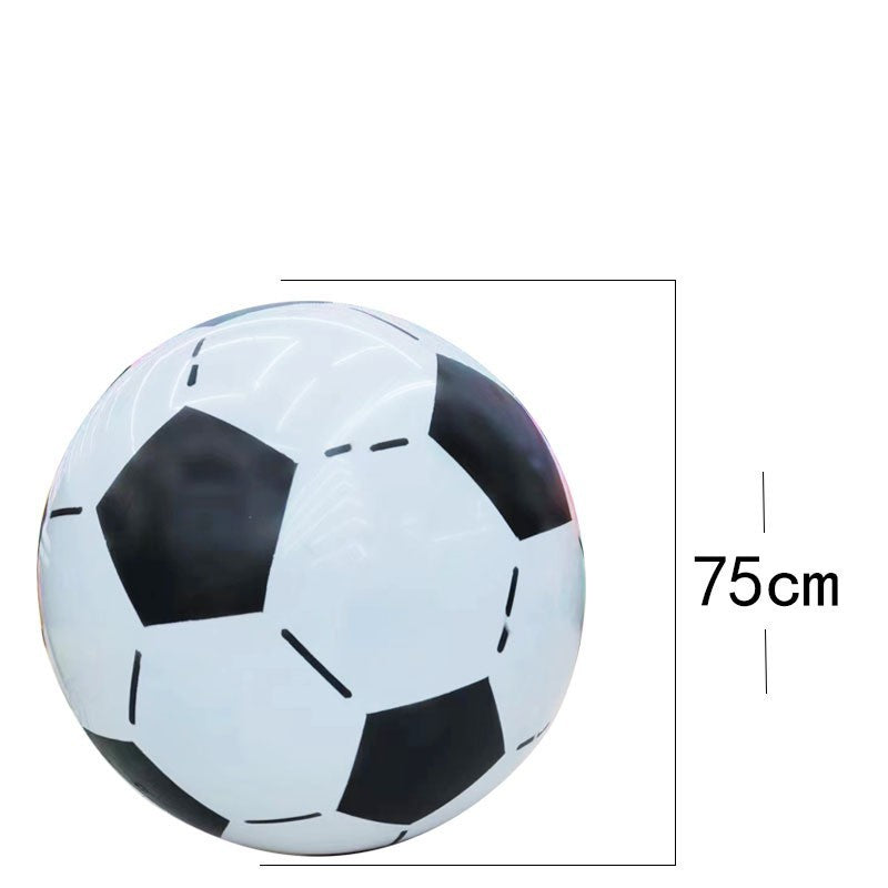 Unisex Aufblasbarer Fußballspielball mit großem Durchmesser Brehn