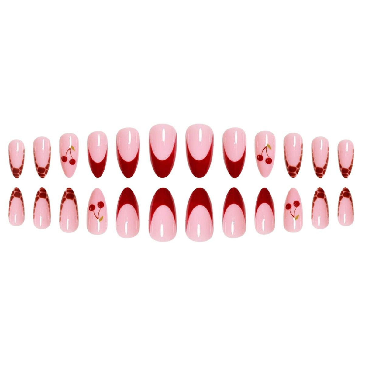 Künstlerisches Kirsch Nageldesign Extensions Brehn