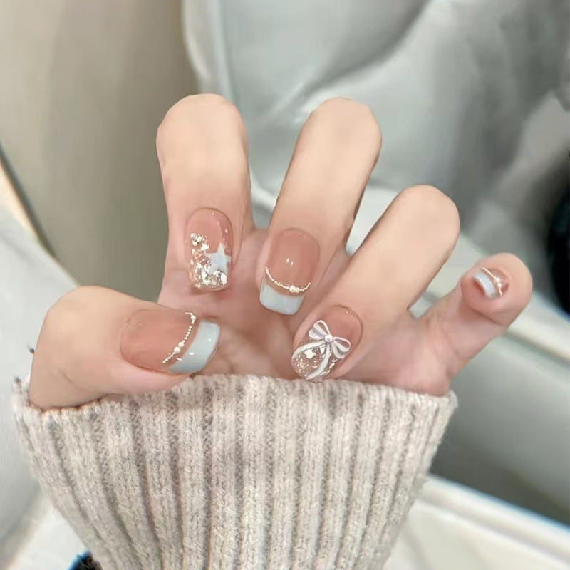 Kreatives dekoratives Press-On-Nagelkunst-Set Brehn