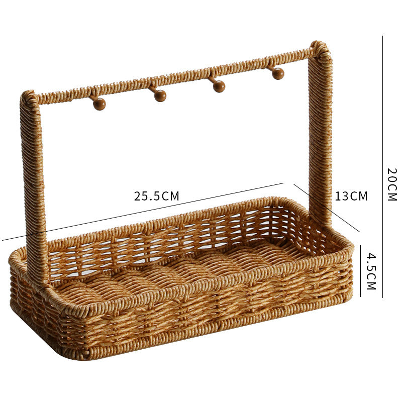 Unisex Vielseitiger Aufbewahrungskorb mit Haken Brehn