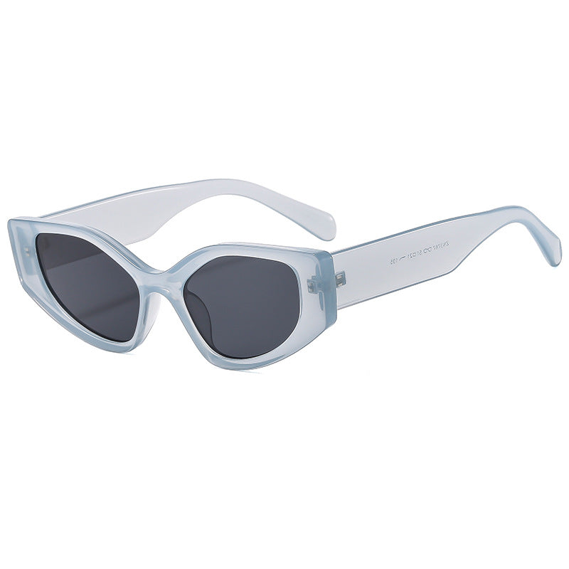 Damen modische Sonnenbrille mit kontemporärem, weitwinkligem Rahmen Brehn