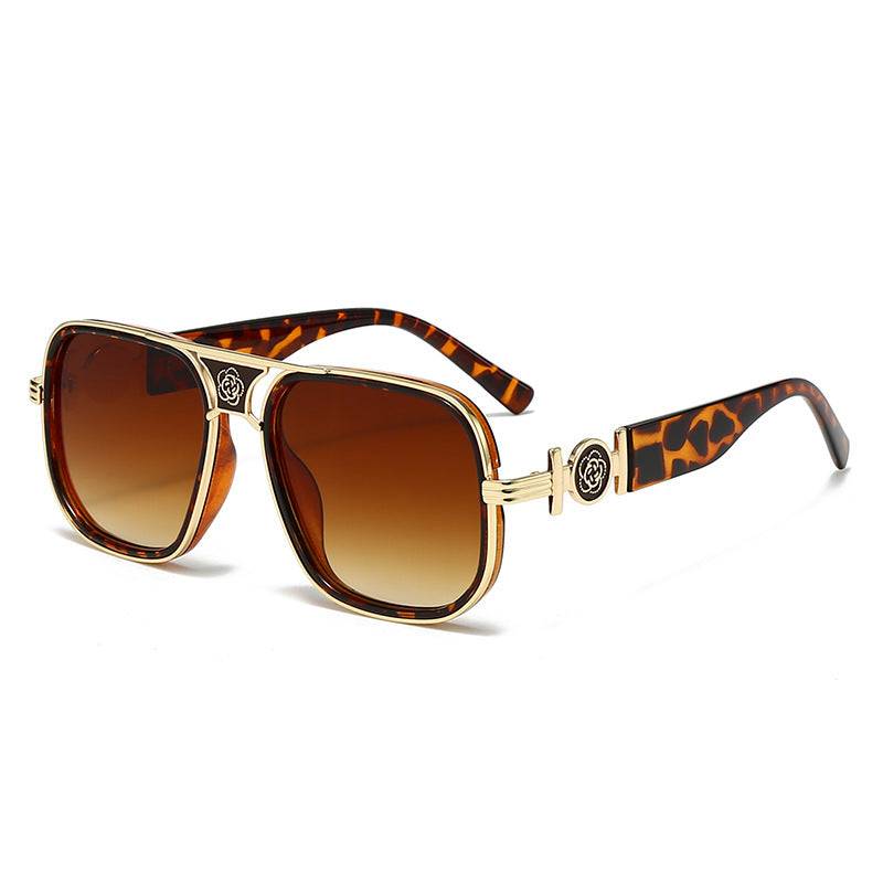 Herren Luxuriöse Rechteckige Sonnenbrille Brehn