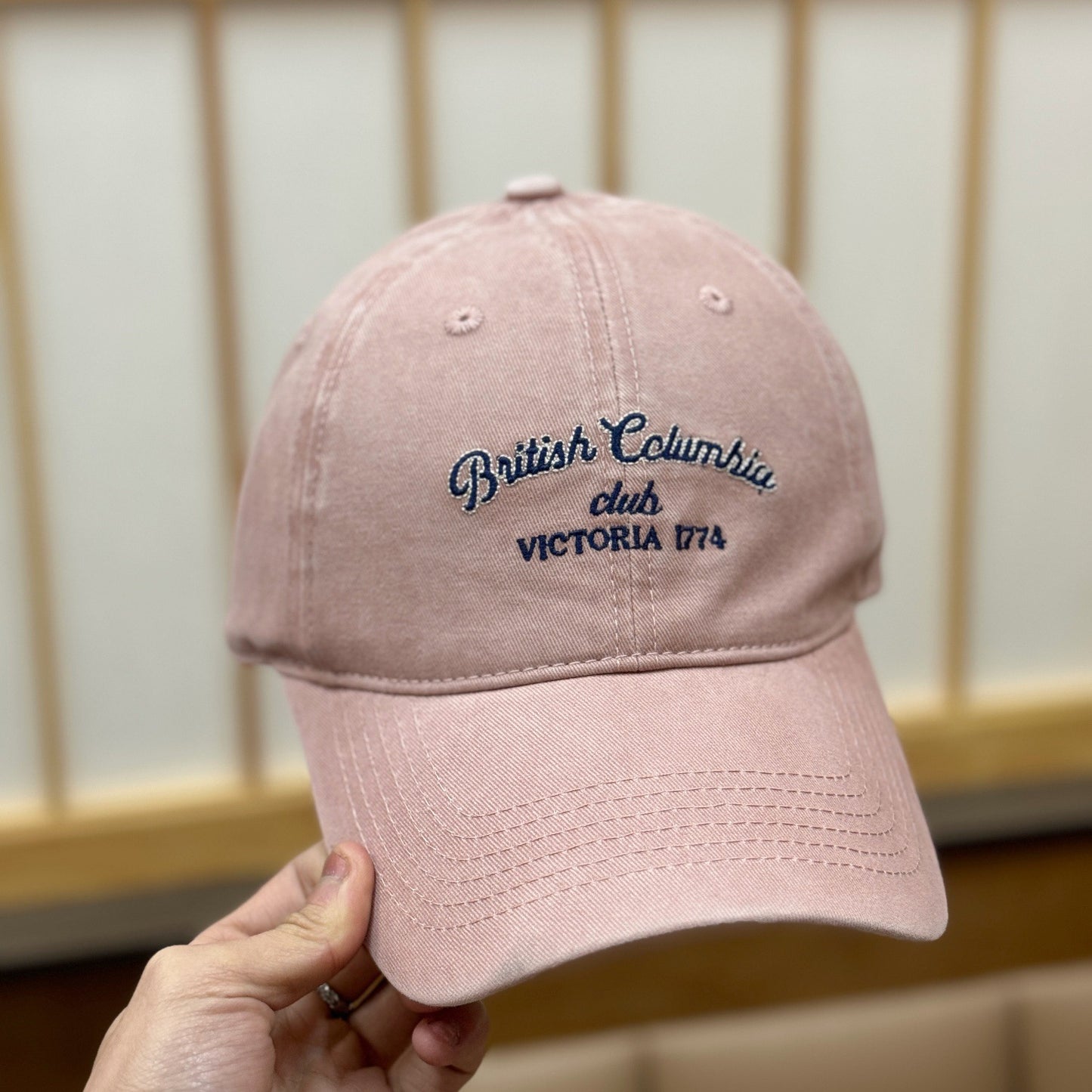Herren Vintage-inspirierte verrostete Baseballmütze Brehn
