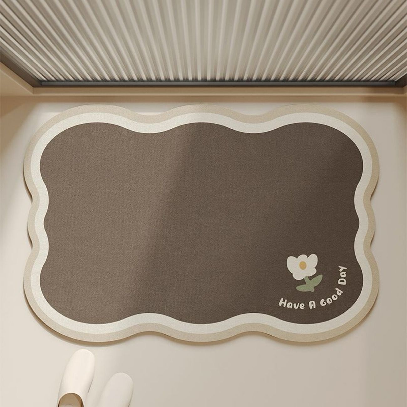 Elegante florale Druck Küchenmatte