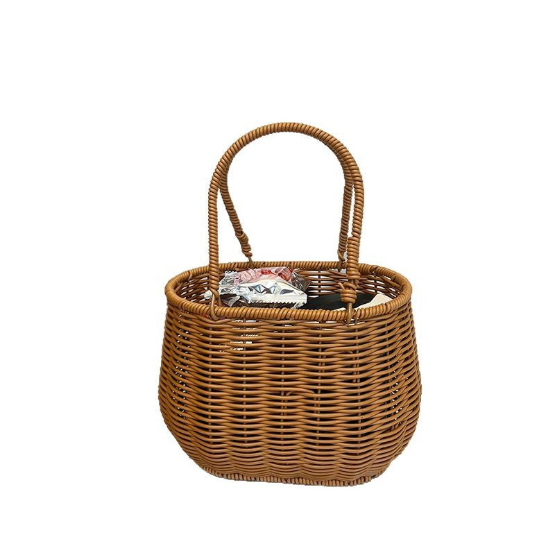 Damen Handgewebter Korb Brehn