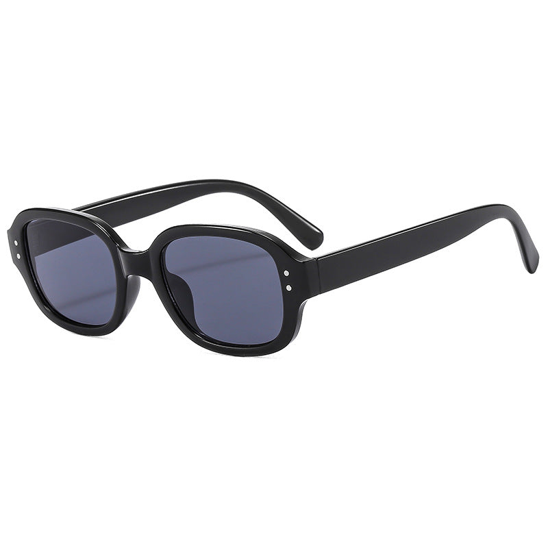 Damen Sonnenbrille mit modernem, transparentem Rahmen und UV-Schutz Brehn