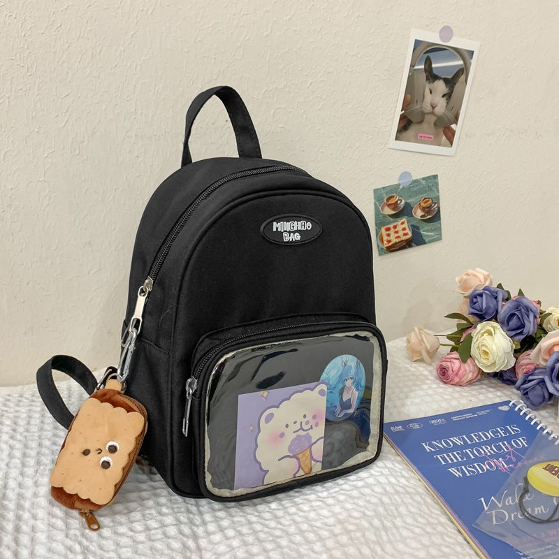 Multifunktionaler transparenter Schulrucksack