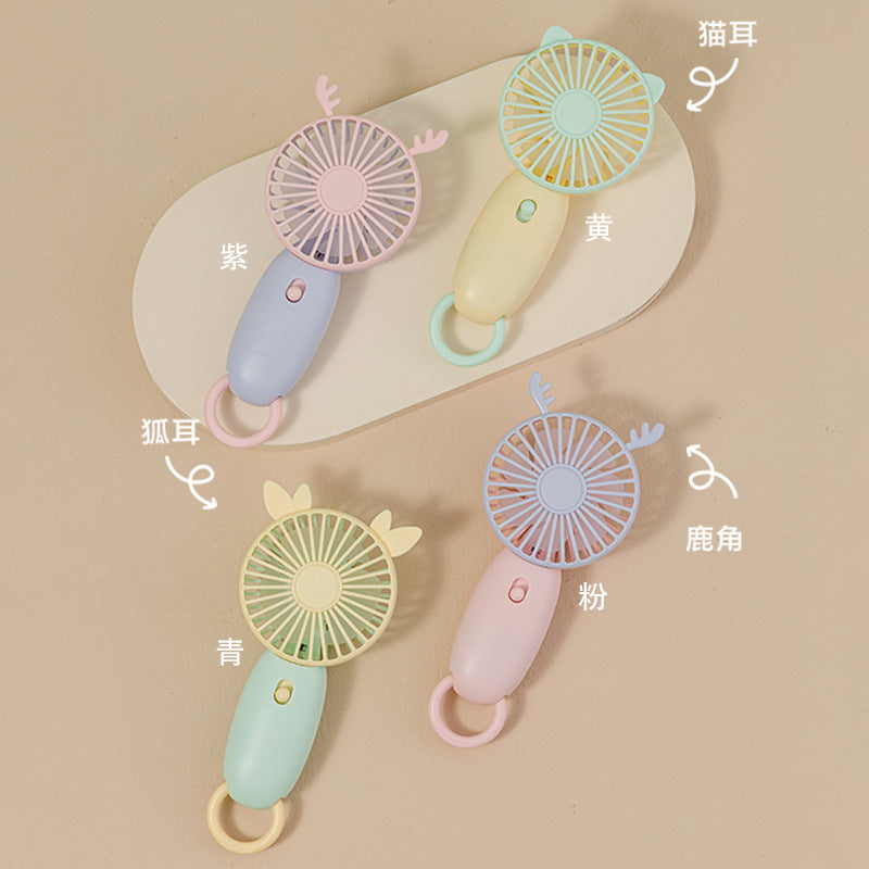 Damen tragbarer Mini-Ventilator im kreativen Tierdesign Brehn