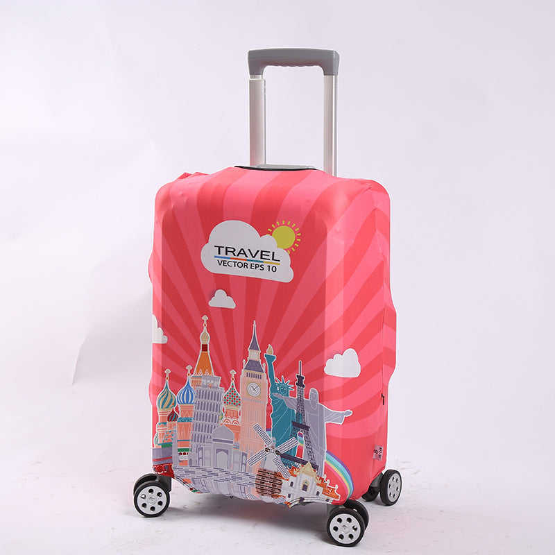 Unisex Reisekoffer mit kreativem Weltreise-Motiv Brehn