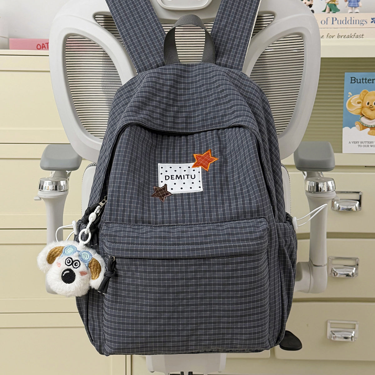 Stylische Karierter Rucksack Brehn