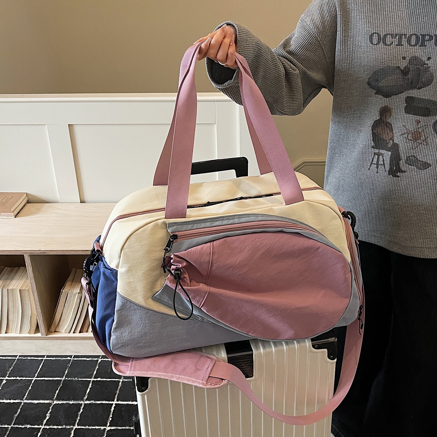 Vielseitige Multi-Compartment Reise Duffel Brehn