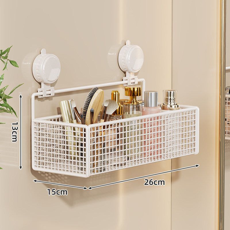 Saug-Montage Vertikales Mesh Kosmetik- & Toiletten-Organizer