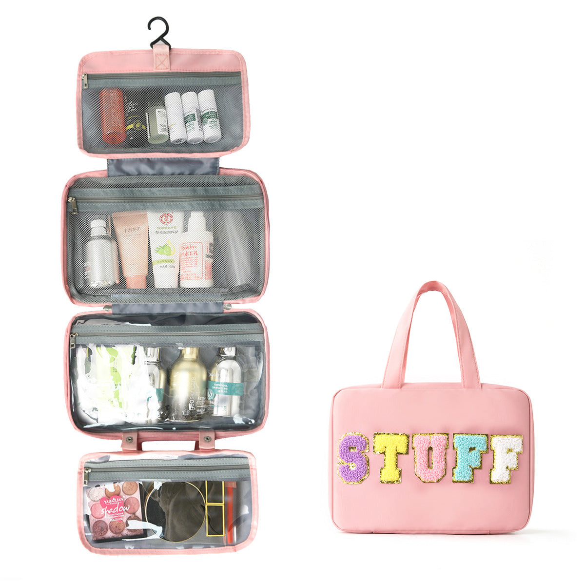 Multifunktionale Kosmetik-Organizer Tasche mit Aufhängbarem Design Brehn