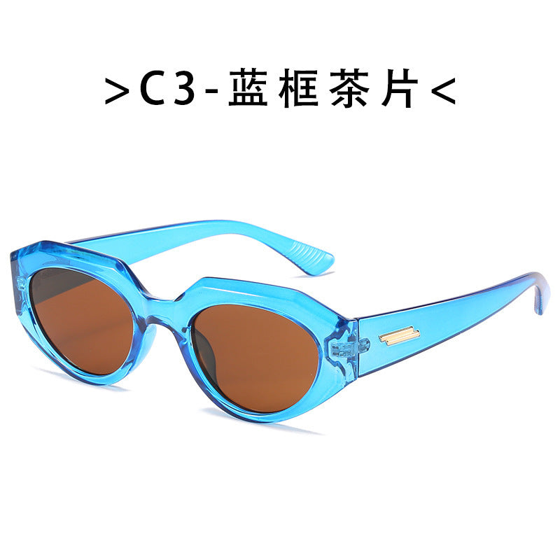 Damen geometrische Cat-Eye Sonnenbrille Brehn