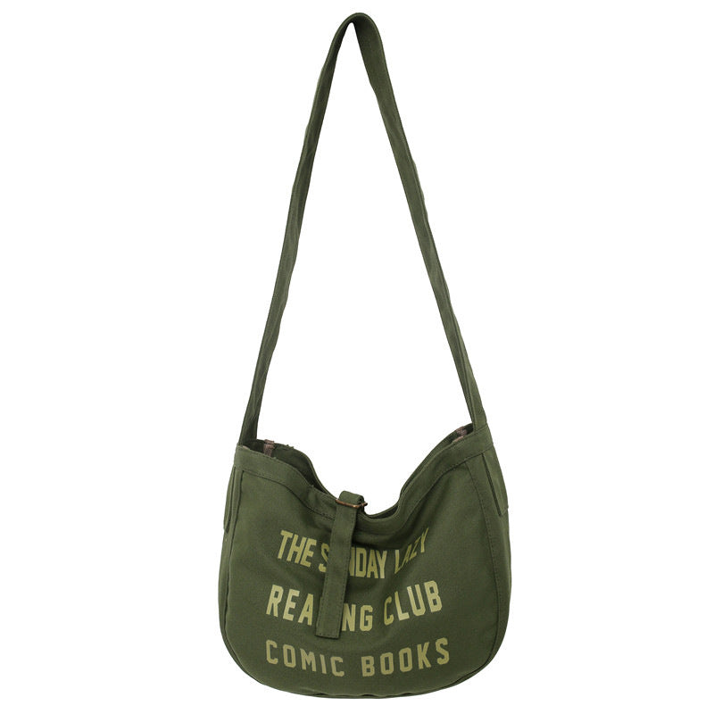Lässige bedruckte Hobo-Tasche Brehn