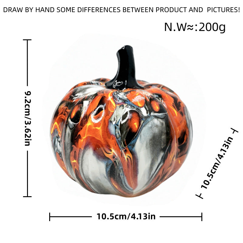 Kunstvolle Halloween Kürbisfigur Brehn