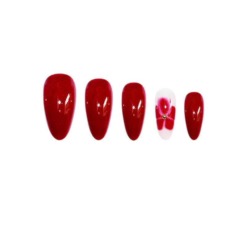 Elegante florale Press-On Nagel Set Brehn