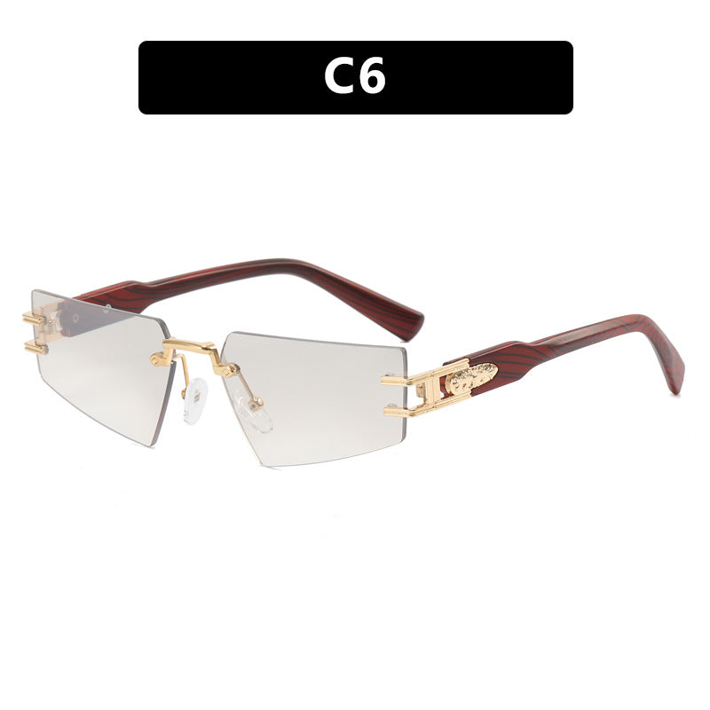 Damen modische Sonnenbrille mit eleganter quadratischer Rahmenkonstruktion und luxuriösen Details Brehn