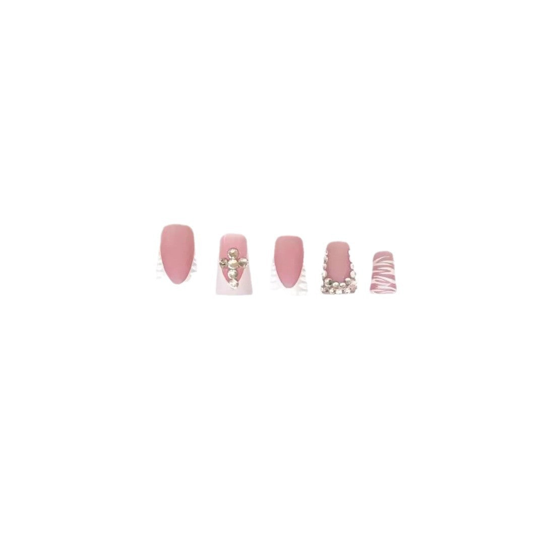 3D dekorative Strass-Nagelverlängerungen Brehn