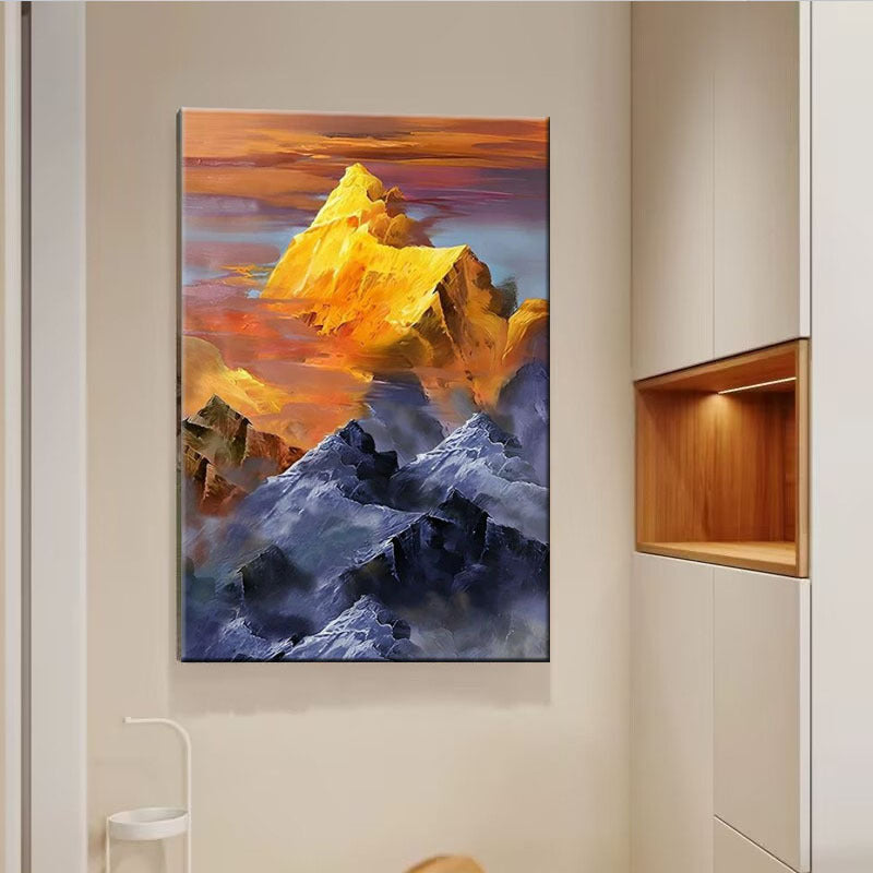 Abstrakte Berglandschaft Leinwandkunst
