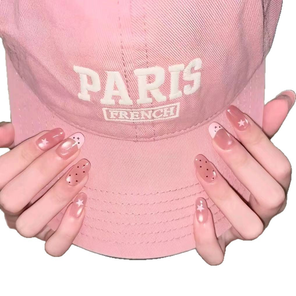 Künstlerisches Press-On Nail Art Set mit Sternmustern Brehn