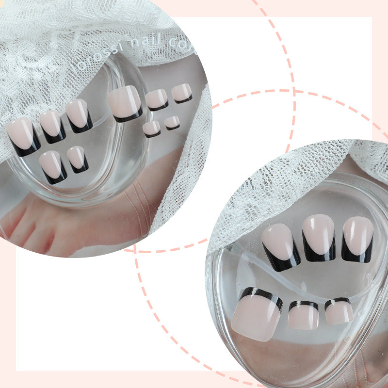 Elegantes Aufklebenägel-Set mit einzigartigem Ombre-Design Brehn