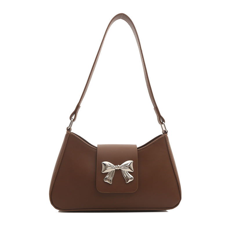 Stylische Schleifenakzent-Handtasche Brehn