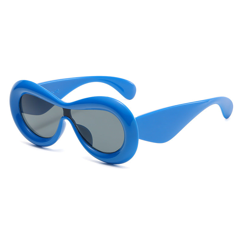 Damen modische oversized Sonnenbrille im extravaganten Design Brehn