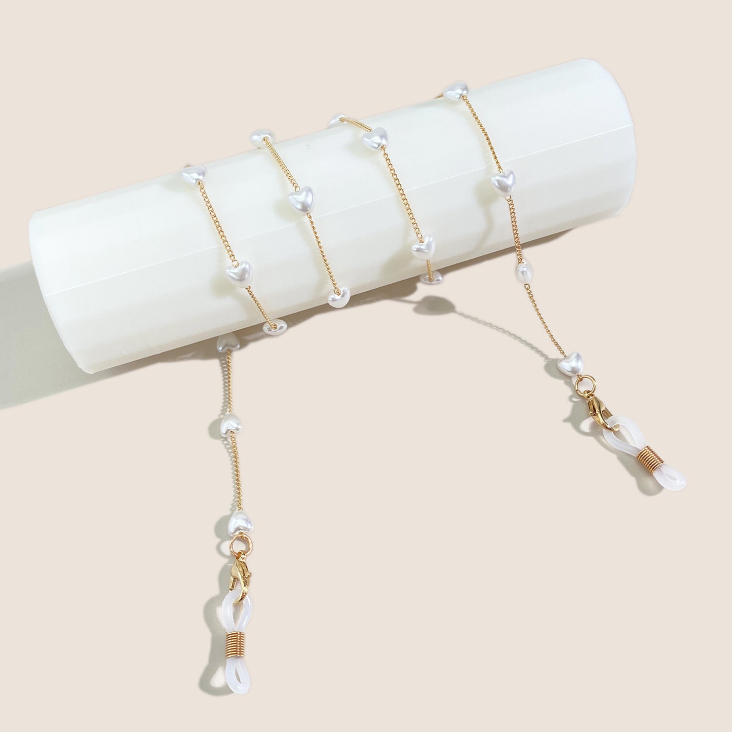 Elegante mit Perlen akzentuierte Brillenketten Brehn