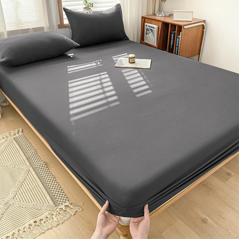 Extra-tiefes Elastisches Jersey-Spannbettlaken mit rutschfester Eckenzugabe