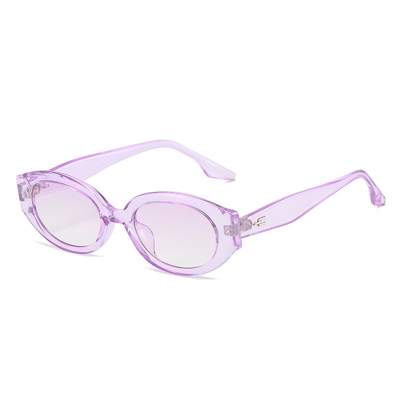 Modische auffällige ovale Sonnenbrille Brehn